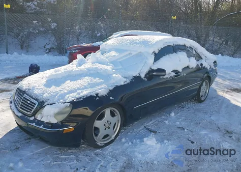 2002 Mercedes-Benz S 500 from USA, damaged, VIN WDBNG75J02A245775